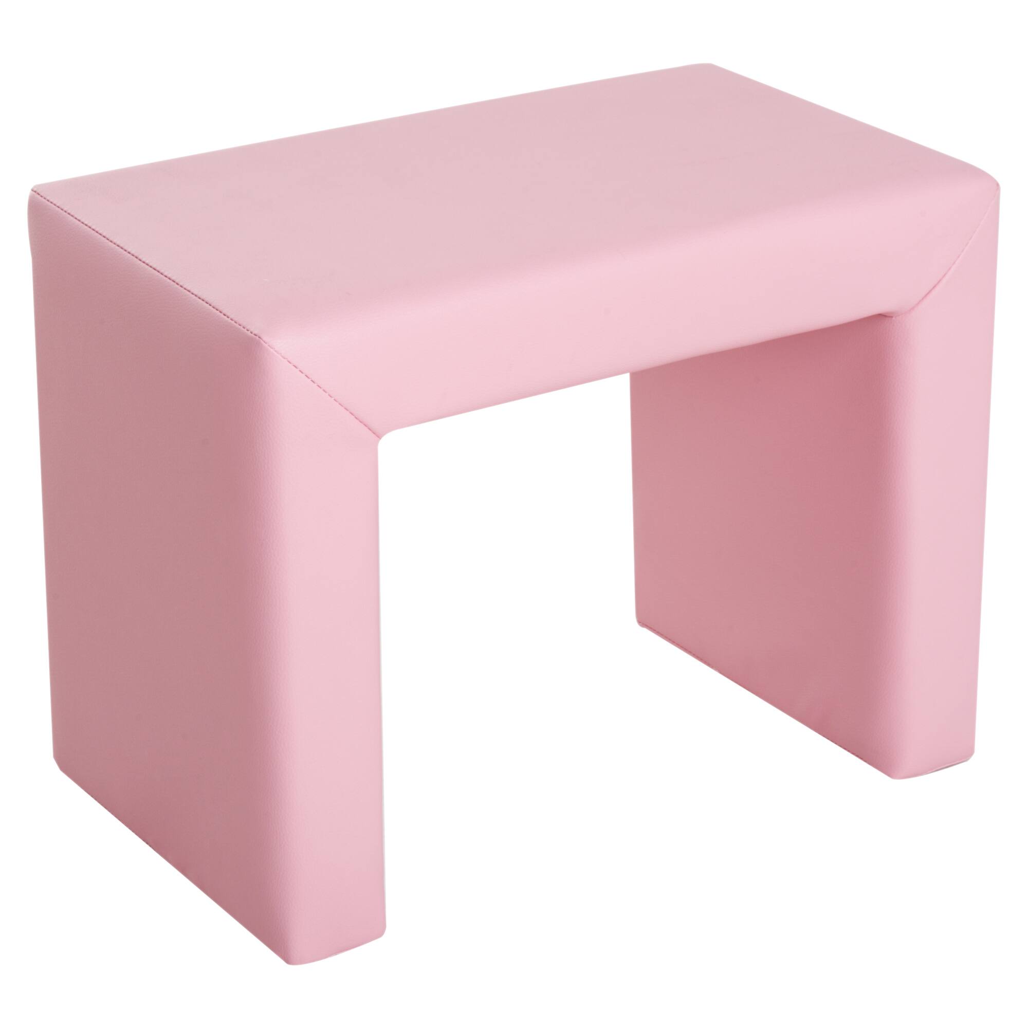 Alt View 4. Qaba - 2-in-1 Multifunctional Kids Sofa Convertible Table and Chair Set for Boys Girls - Pink.
