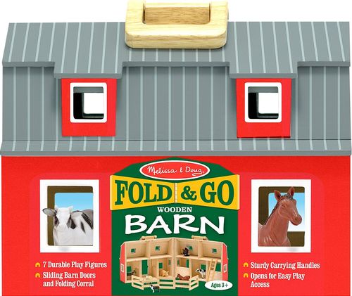 Melissa & Doug - Fold and Go Mini Barn