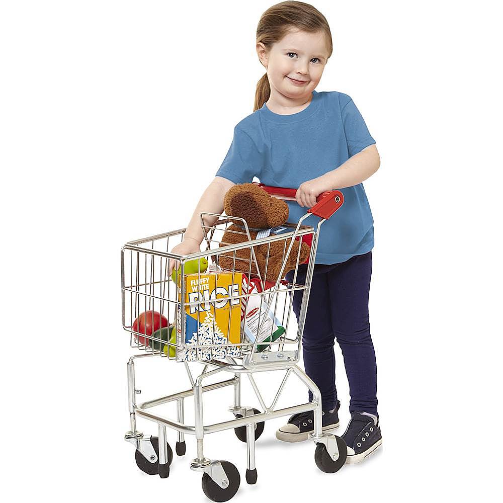 melissa & doug grocery shopping cart