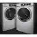 Alt View 17. GE - RightHeight 4.9 Cu. Ft. 13-Cycle Front-Loading Washer.