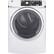 Front. GE - 8.3 Cu. Ft. 13-Cycle Electric Dryer with Steam.