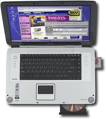 Alt View Standard 1. Toshiba - Satellite 2.8GHz Notebook - Black.