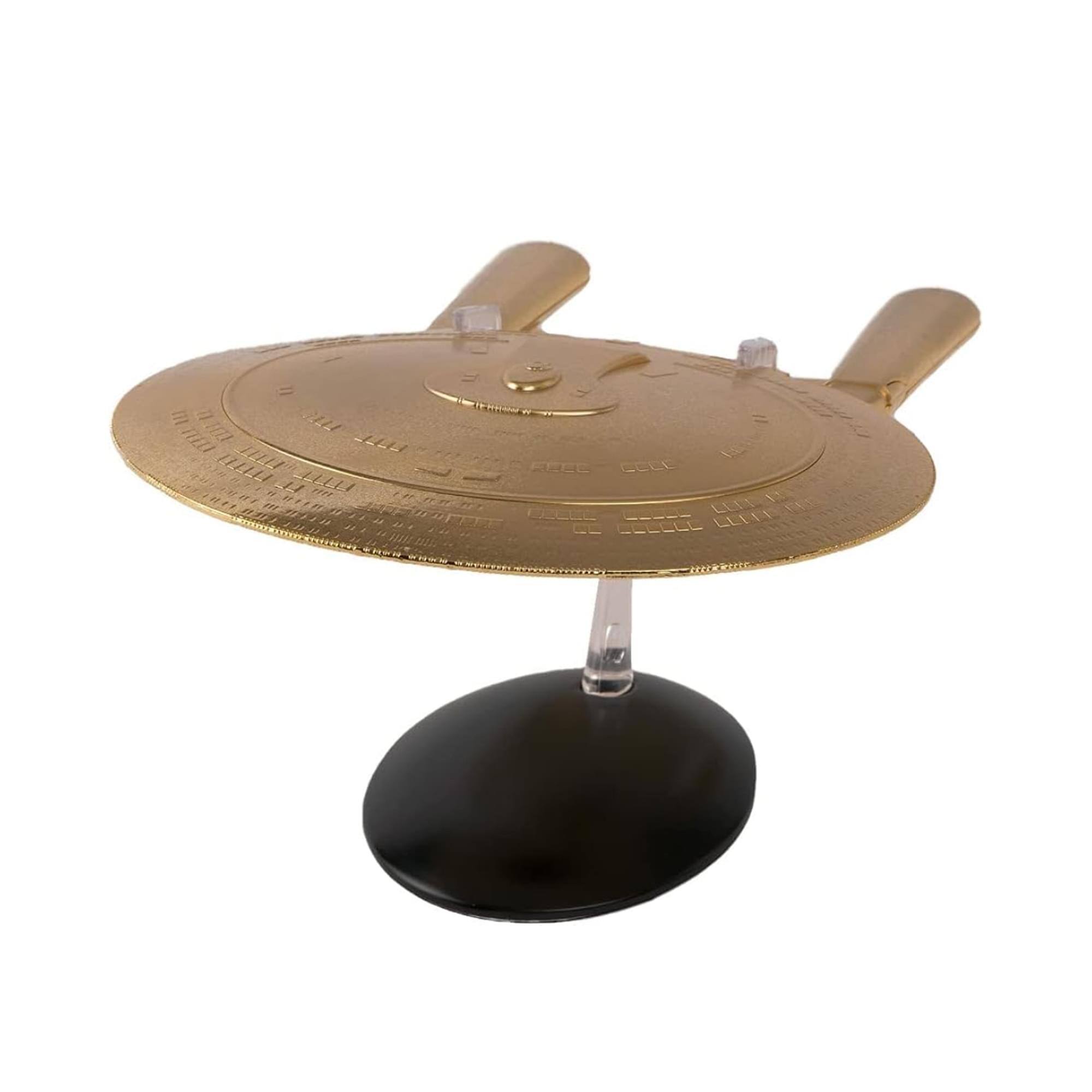 Eaglemoss Star Trek Starship Replica | XL USS Enterprise NCC-1701-D Gold Variant