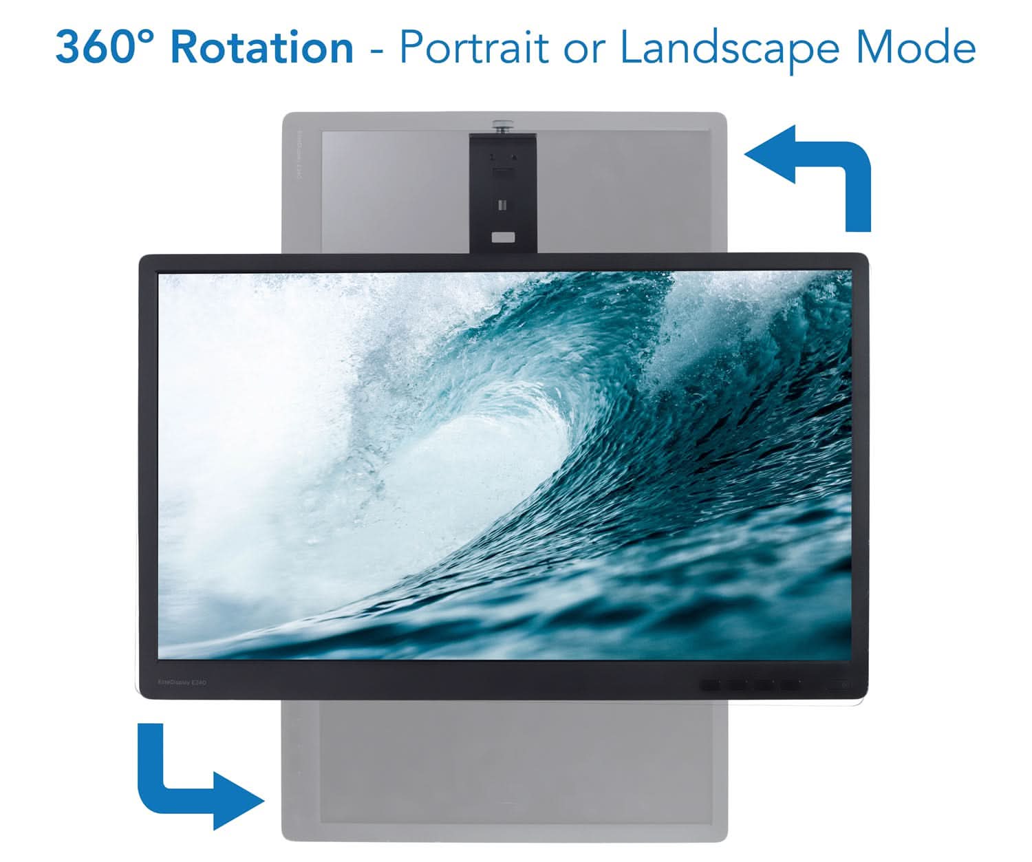 360° Rotation - Portrait or Landscape Mode