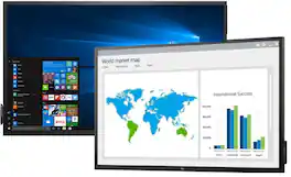 Smart Tech - Refurbished Excellent - 70 Inch Dell Interactive Smart Board System with Windows 11 _ Wall Mounted