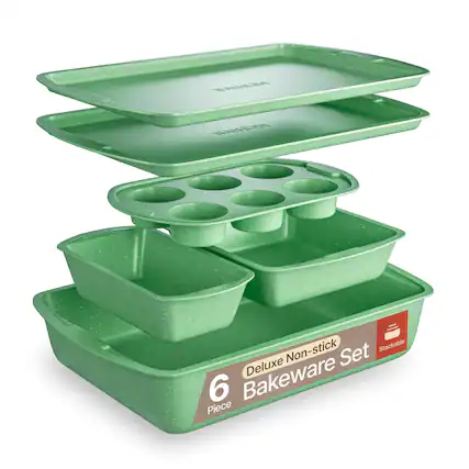 Deluxe Non-stick Bakeware Set 6 Piece