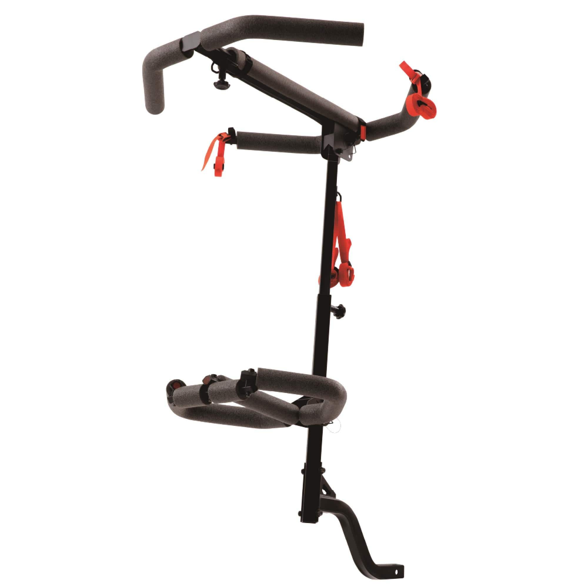 Boyel Living - IRIDIUM Hitch Kayak Rack 12FT Kayak Foam Pads Anti Wobble 2Inch Hitch Reflective Strap - Black