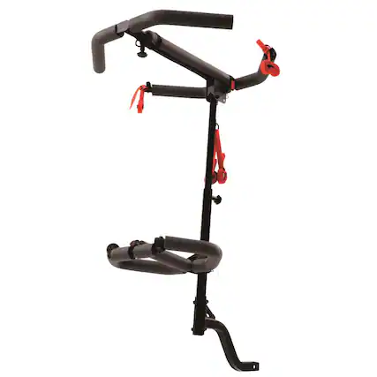 Front. Boyel Living - IRIDIUM Hitch Kayak Rack 12FT Kayak Foam Pads Anti Wobble 2Inch Hitch Reflective Strap - Black.