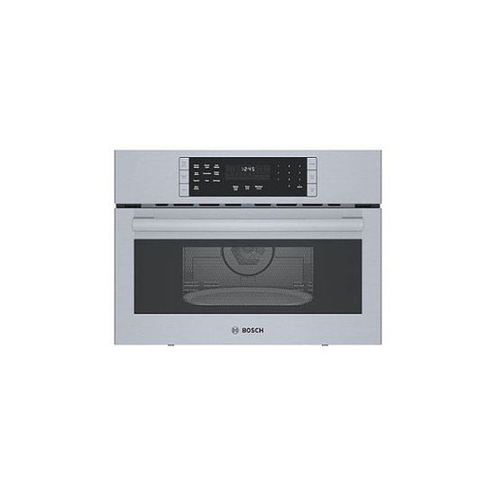 Front Zoom. Bosch - 800 Series 1.6 Cu. Ft. Built-In Microwave - Stainless steel.