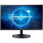 Front Zoom. Samsung - 27" LED Curved FHD FreeSync Monitor - Black Matte.