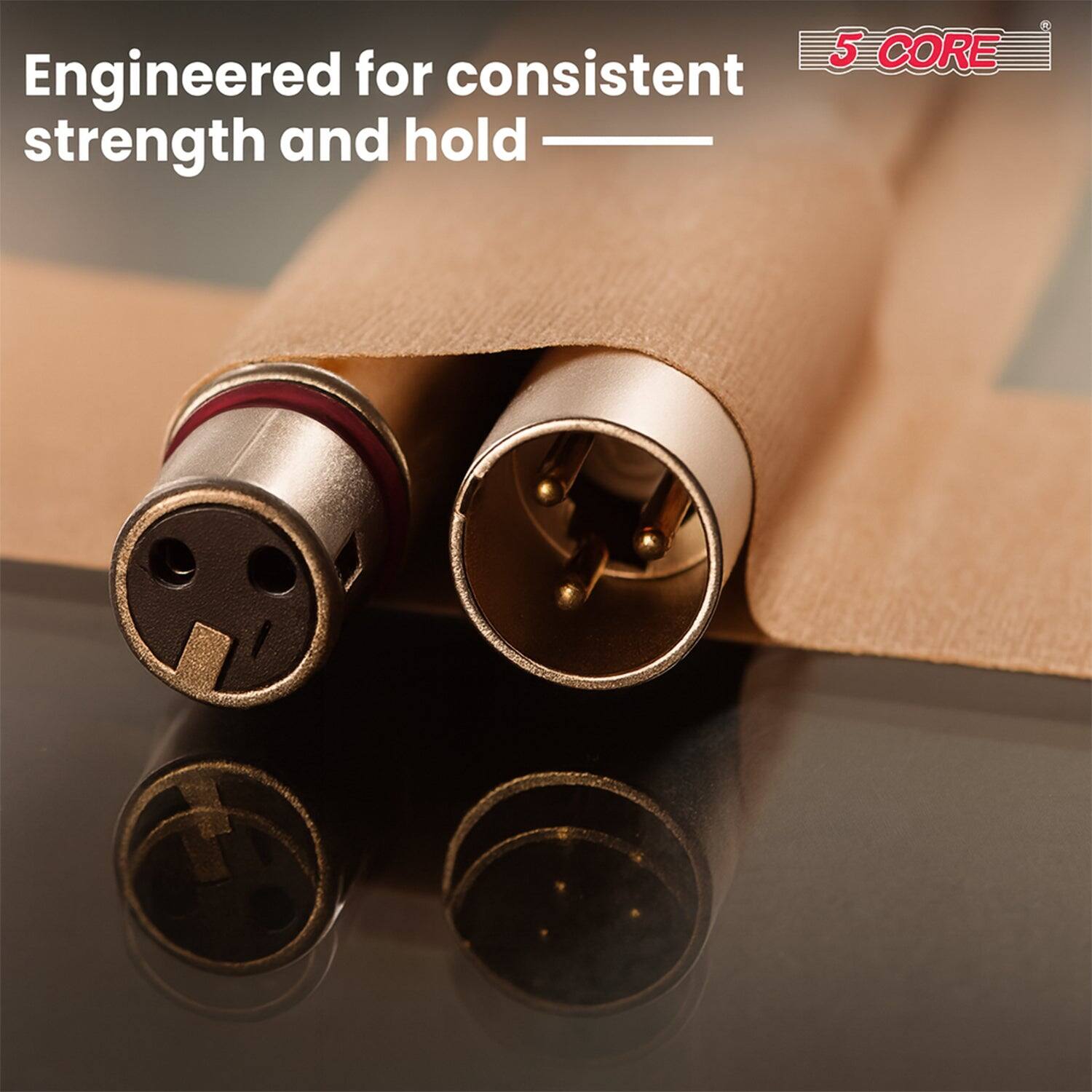 Engineered for consistent strength and hold

5 CORE
