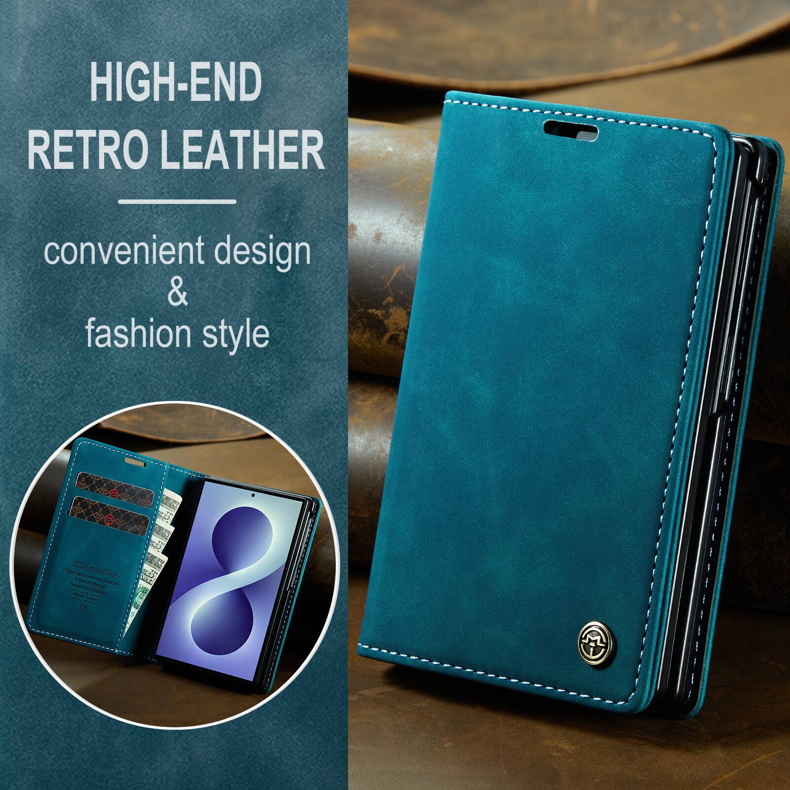 HIGH-END RETRO LEATHER  
convenient design & fashion style