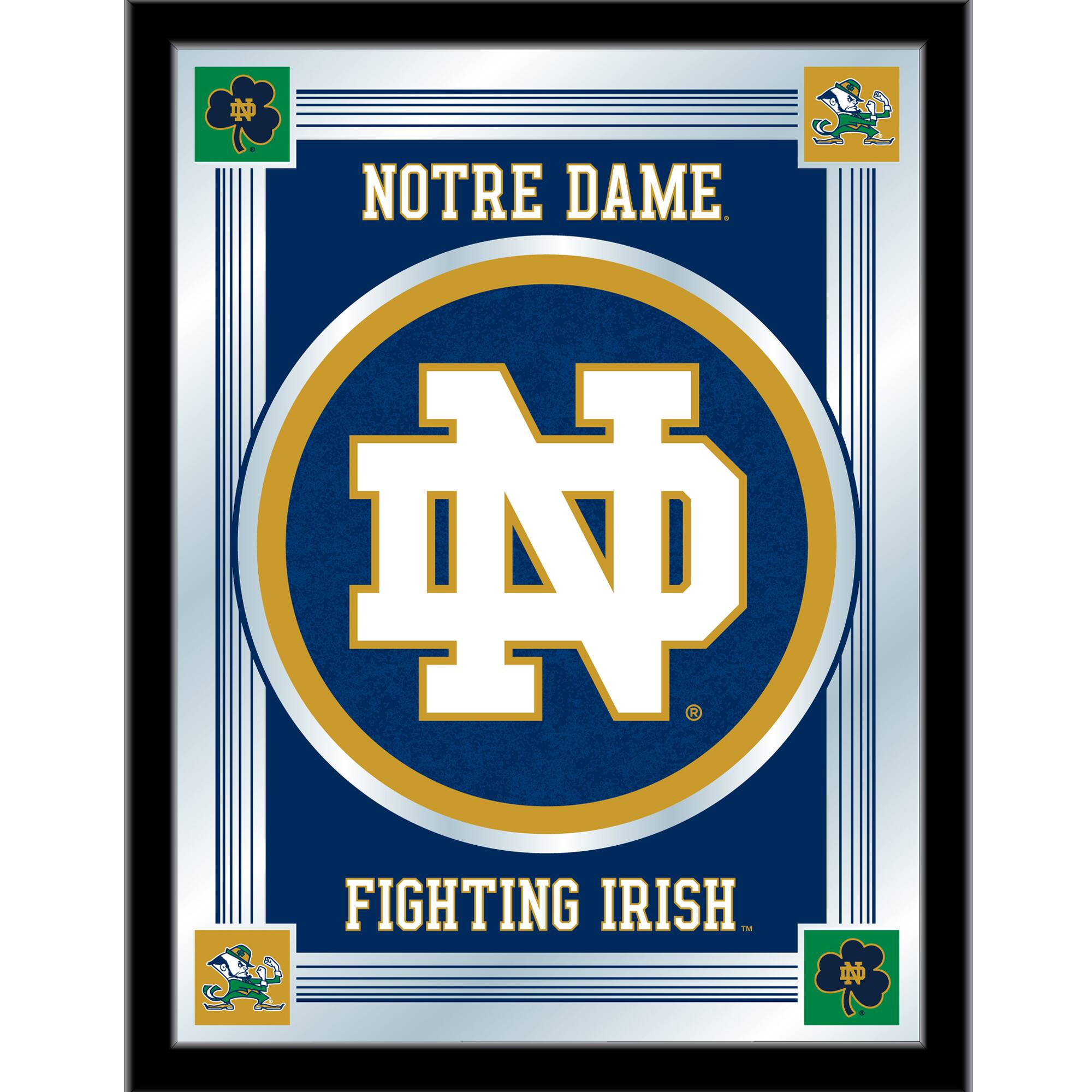 Notre Dame Fighting Irish 17'' x 22'' Logo Mirror