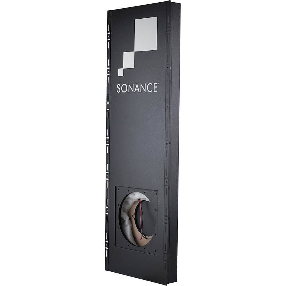 Left. Sonance - R10SUB ENCLOSURE - Reference 10" In-Wall Subwoofer Enclosure (Each) - Black.