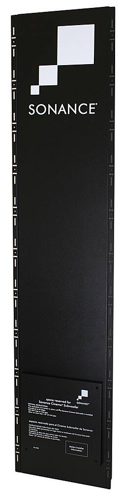 Angle. Sonance - R12SUB ENCLOSURE - Reference 12" In-Wall Subwoofer Enclosure (Each) - Black.