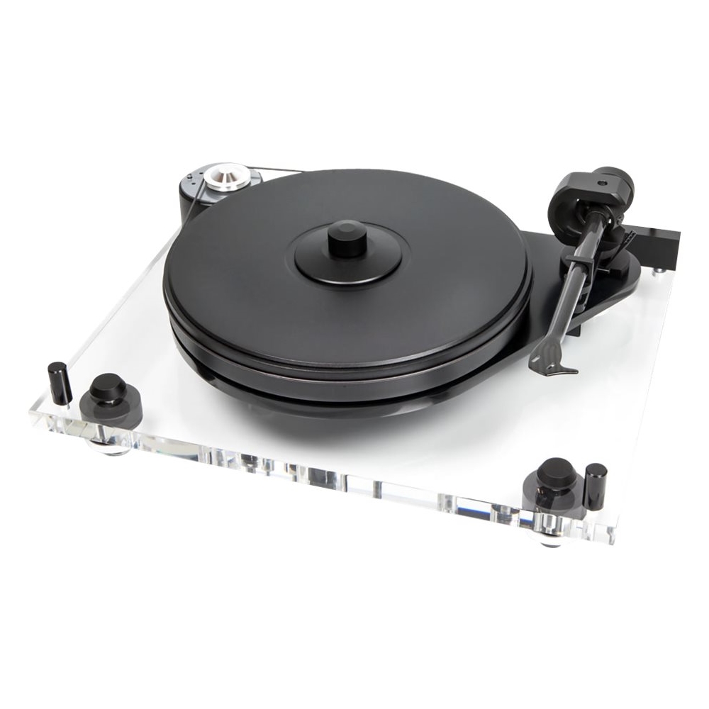 Angle View: Pro-Ject - 6 PerspeX Stereo Turntable - Black/transparent