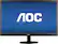 Front. AOC - 23.6" LED Monitor - Black.