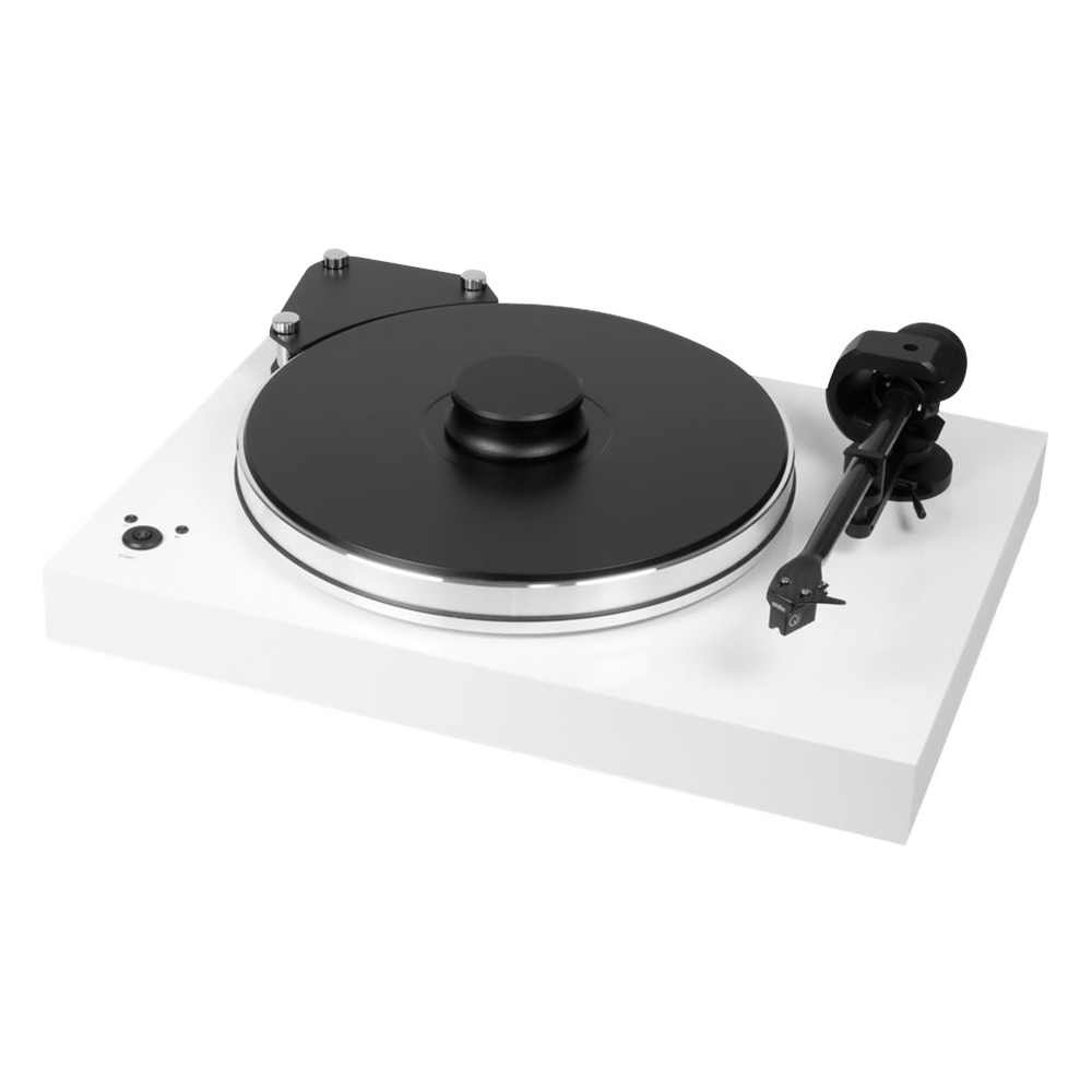 Angle View: Pro-Ject - Stereo Turntable - High-gloss white lacquer