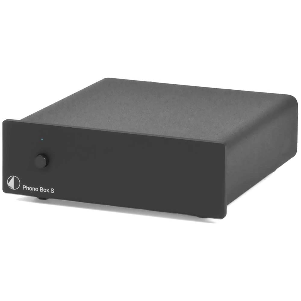 Phono Box S Black Pro-Ject Audiophile Audio Component Phonograph Preamplifier Black