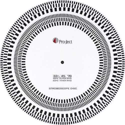 Pro-Ject - Strobe it Stroboscope Disc - White/Black - Front_Zoom