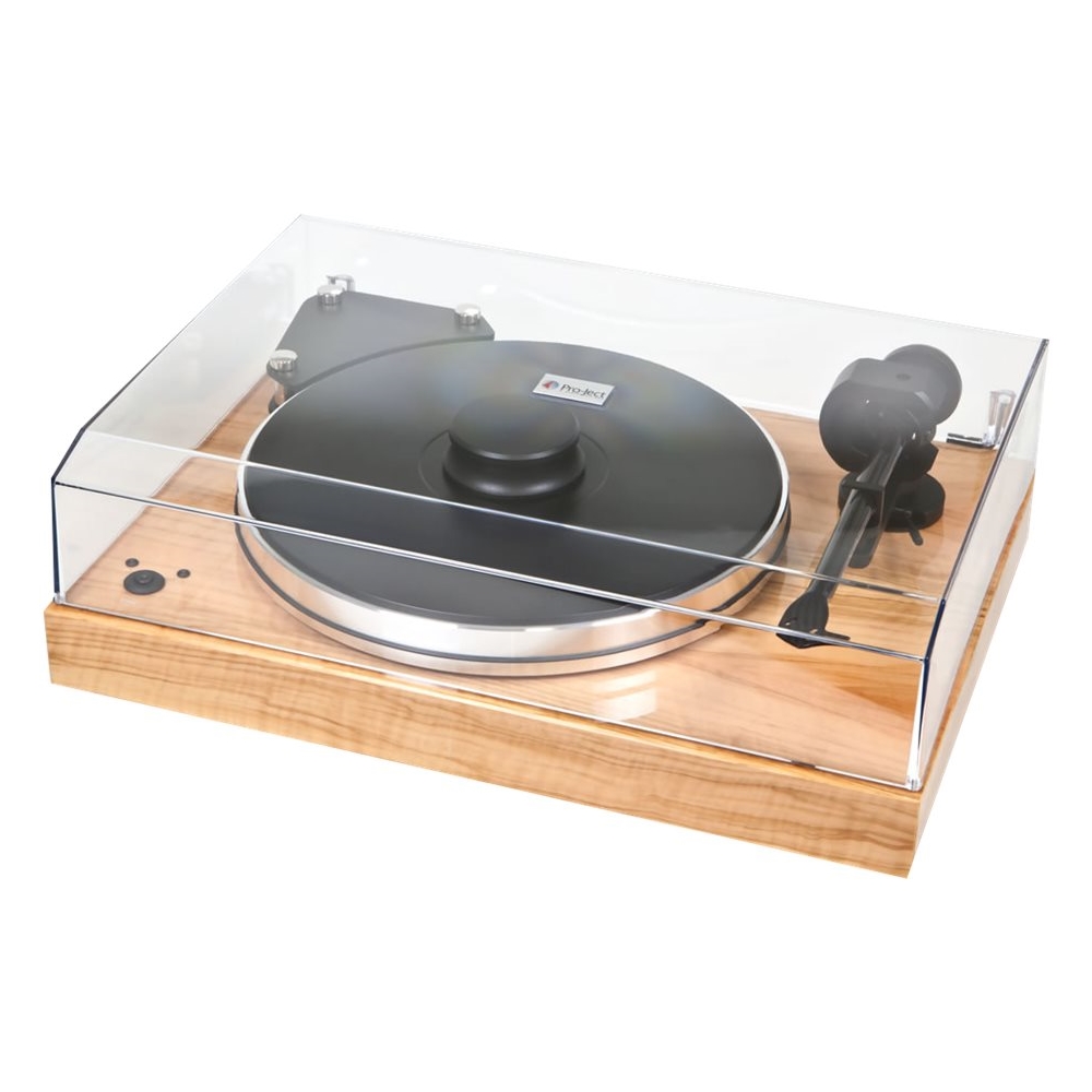 Angle View: Pro-Ject - Stereo Turntable - Lacquered olivewood