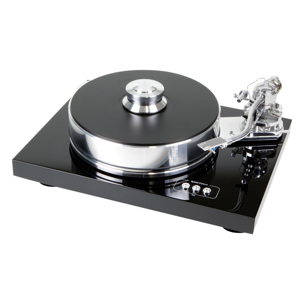 Angle View: Pro-Ject - Signature Stereo Turntable - Piano black
