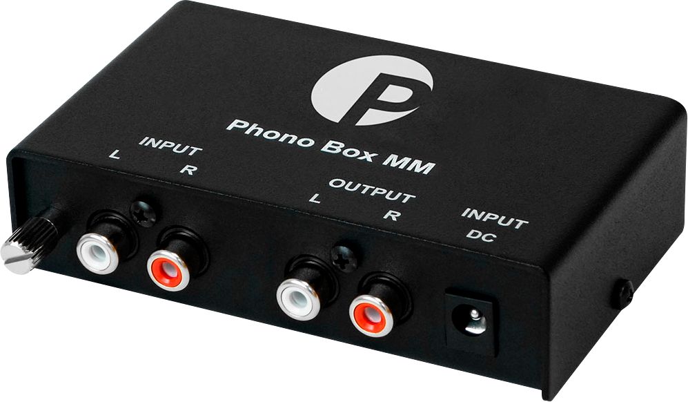 Angle View: Pro-Ject - Moving Magnet Phono Preamp - Black