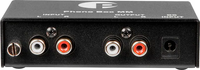 Front. Pro-Ject - Moving Magnet Phono Preamp - Black.