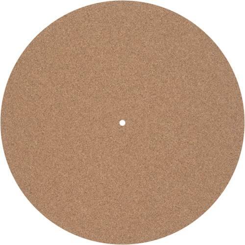Front. Pro-Ject - Cork it Turntable Mat - Brown.