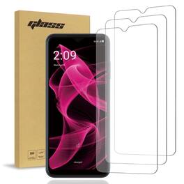 RomeTech - Rome Tech Tempered Glass for T-Mobile Revvl 6 / 6x - 3 Pack - Transparent