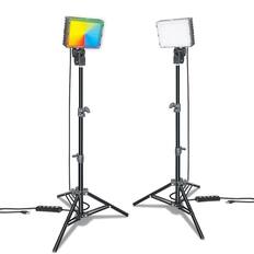 Front. Bower - RGB LED Light Kit, 2 Pack - Black.