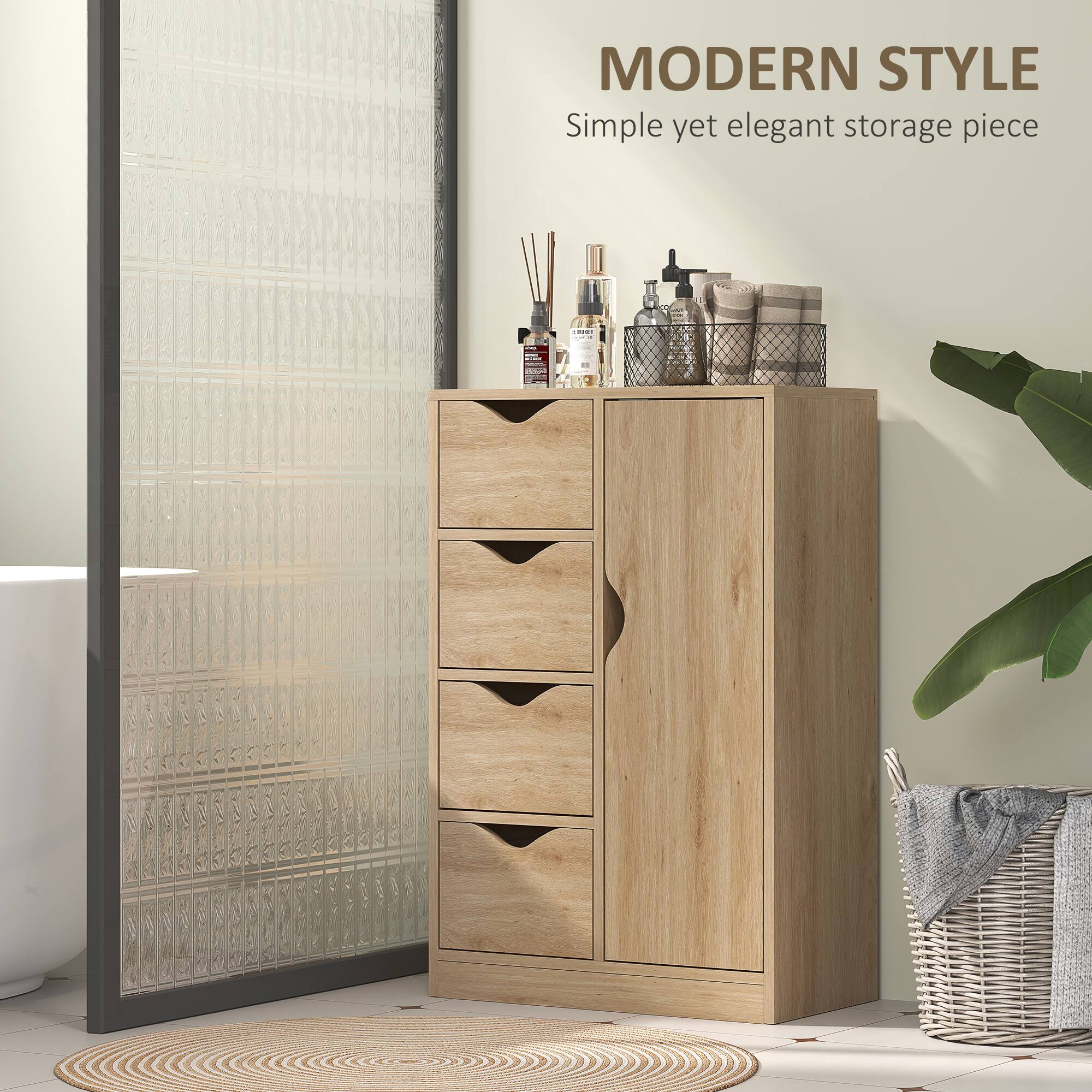 MODERN STYLE
Simple yet elegant storage piece