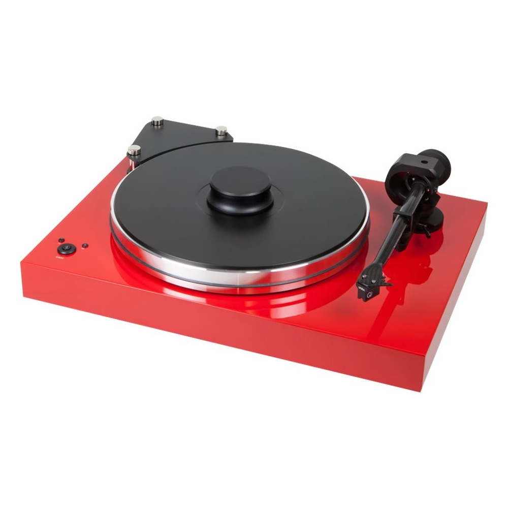 Angle View: Pro-Ject - Stereo Turntable - High-gloss red lacquer