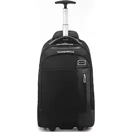 ECO STYLE - Tech Exec Rolling Laptop Backpack - Black