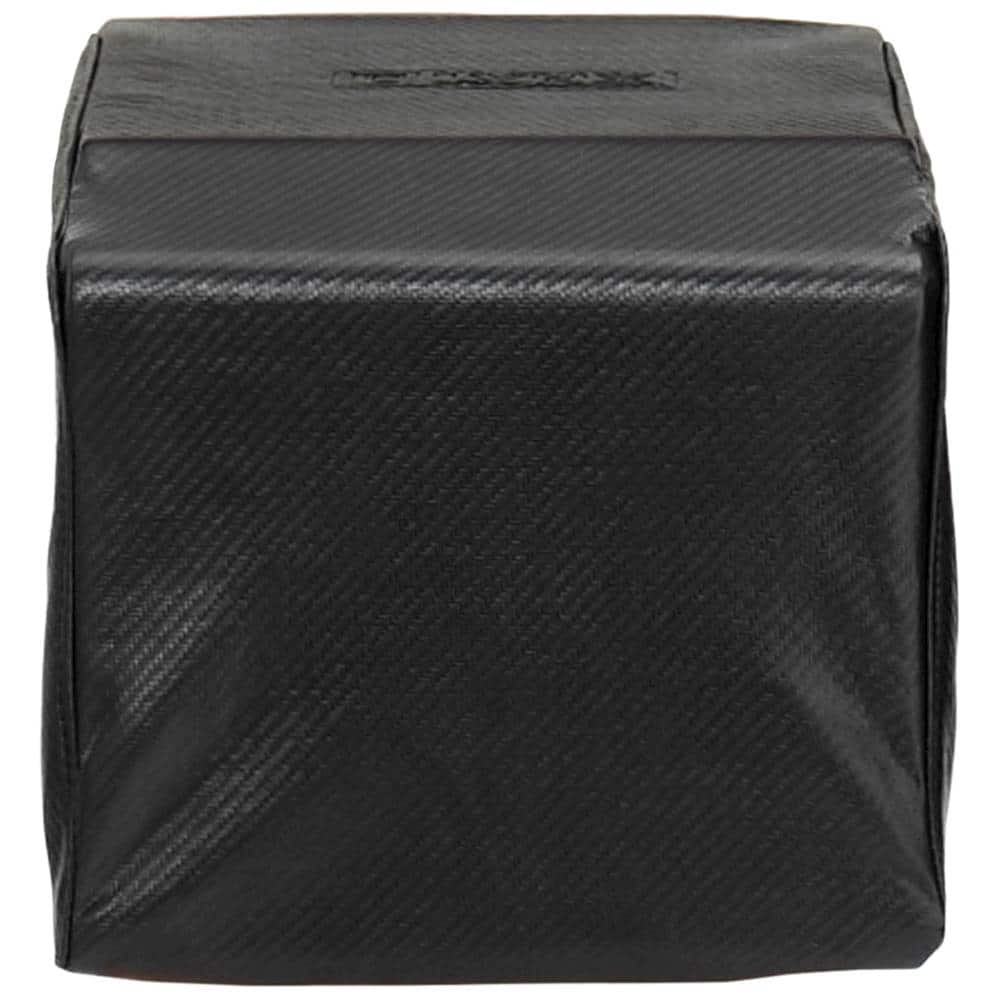 Angle. Lynx - Cover for Lynx Professional Prep Center with Double Side Burner - Black.