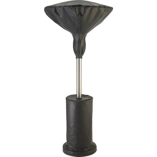 Angle Zoom. Cover for Lynx Patio Heater Dome - Black.