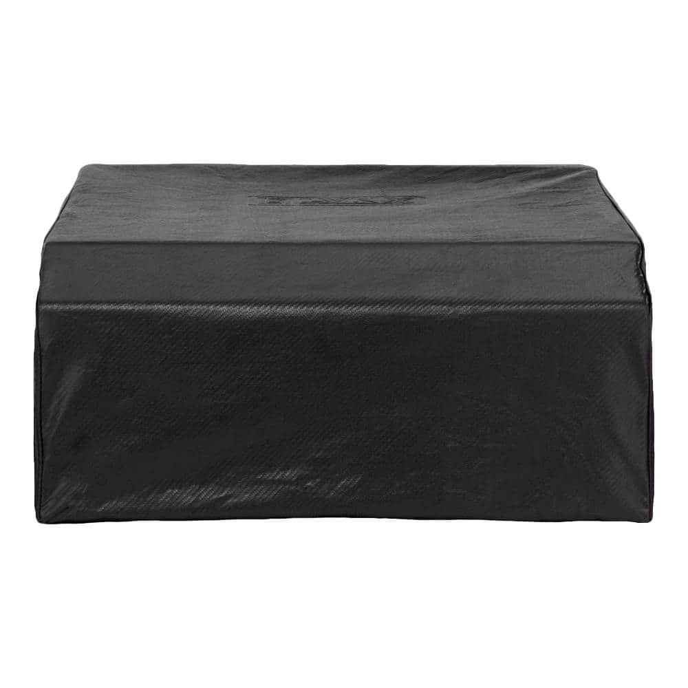 Angle. Lynx - Cover for Lynx Asado 30" Built-In Cooktop - Black.