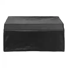 Angle. Lynx - Cover for Lynx Asado 30" Built-In Cooktop - Black.