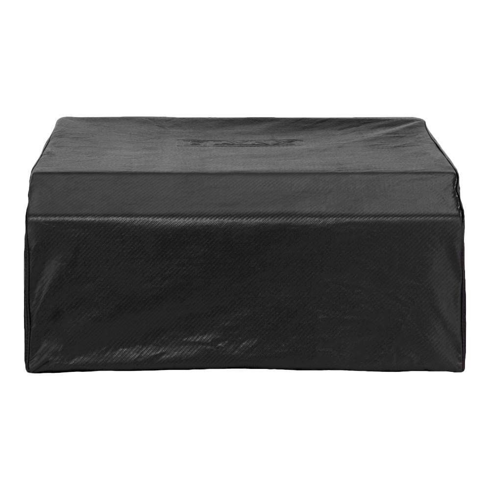 Angle. Lynx - Cover for Lynx Asado 30" Built-In Cooktop - Black.