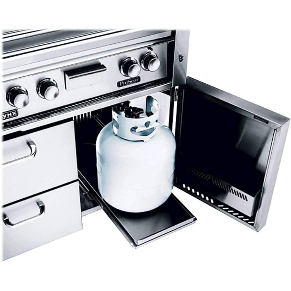 Angle. Lynx - Sliding Tank Tray - stainless steel.