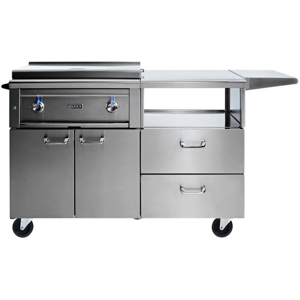 Angle View: Lynx - Asado Gas Grill - Stainless Steel