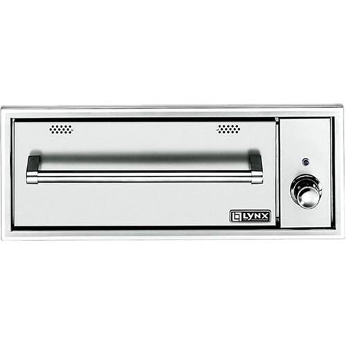 Front. Lynx - Professional 30" Warming Drawer - Stainless Steel.