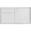 Lynx - VENTANA 42" Storage Door & Double Drawer Combination - Stainless Steel