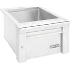 Front. Lynx - 18" Sink with Drain - Stainless Steel.