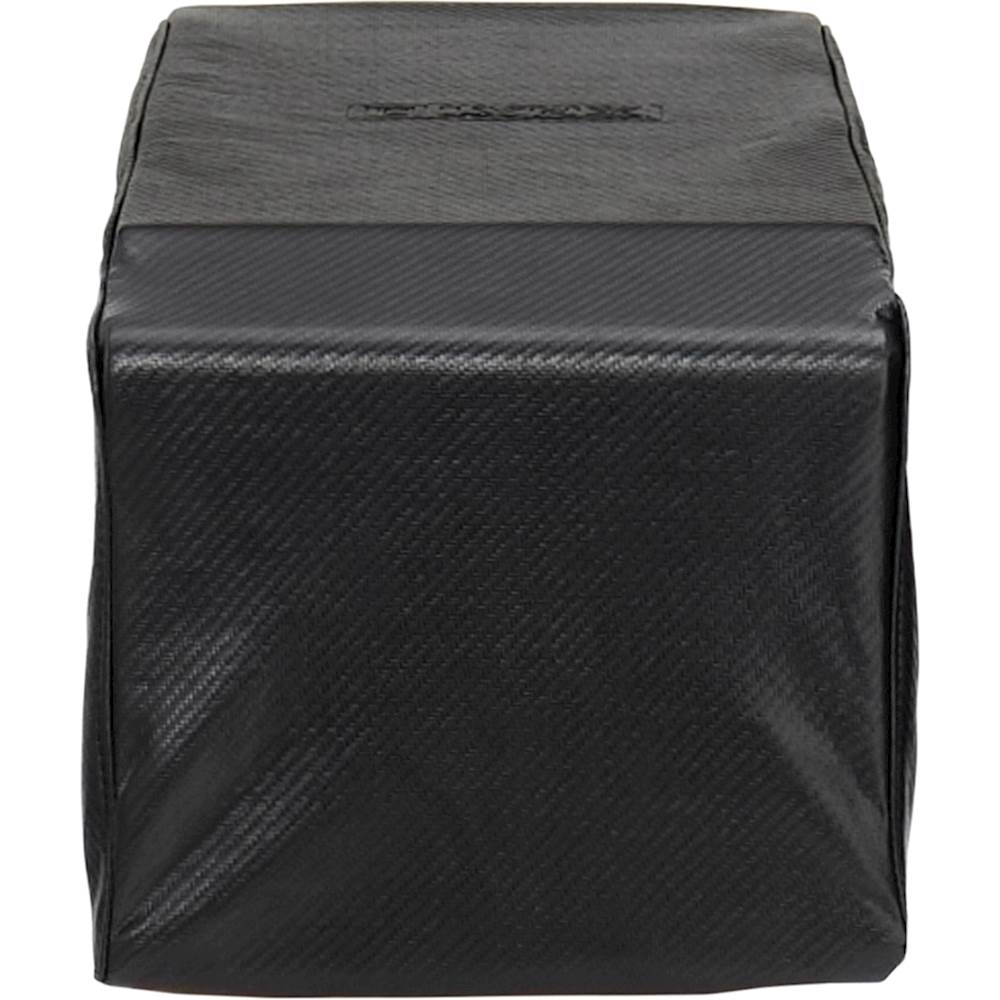 Angle View: Cover for Lynx Sonoma Smoker on Mobile Kitchen Cart - Black