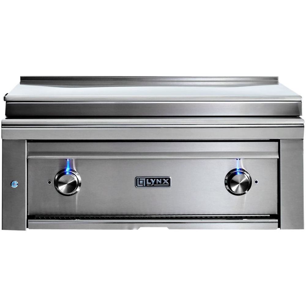 Angle View: Lynx - Asado 30" Built-In Gas Grill - Stainless Steel