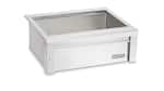 Front. Lynx - 30" Sink with Drain - Stainless Steel.