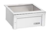 Front. Lynx - 24" Sink with Drain - Stainless Steel.