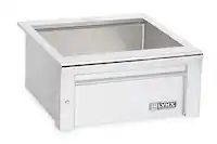 Front. Lynx - 24" Sink with Drain - Stainless Steel.