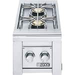 Lynx - Double Side Burner - Stainless Steel